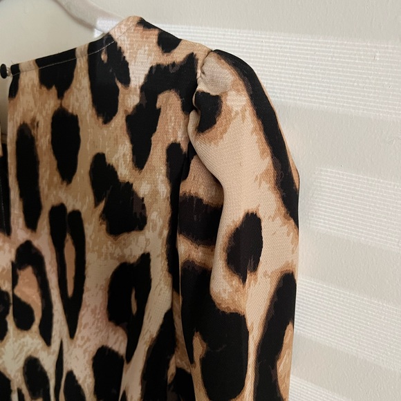 Cheetah Print Mini Dress - Picture 2 of 5